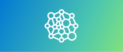 A white circle with circles and dots.